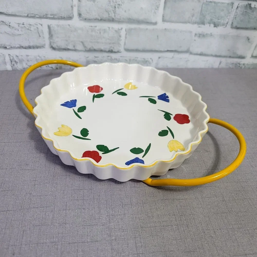 Vintage Primary Color Flowers 10